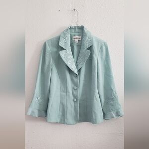 Danny & Nicole Green A-Line Resort Skirt